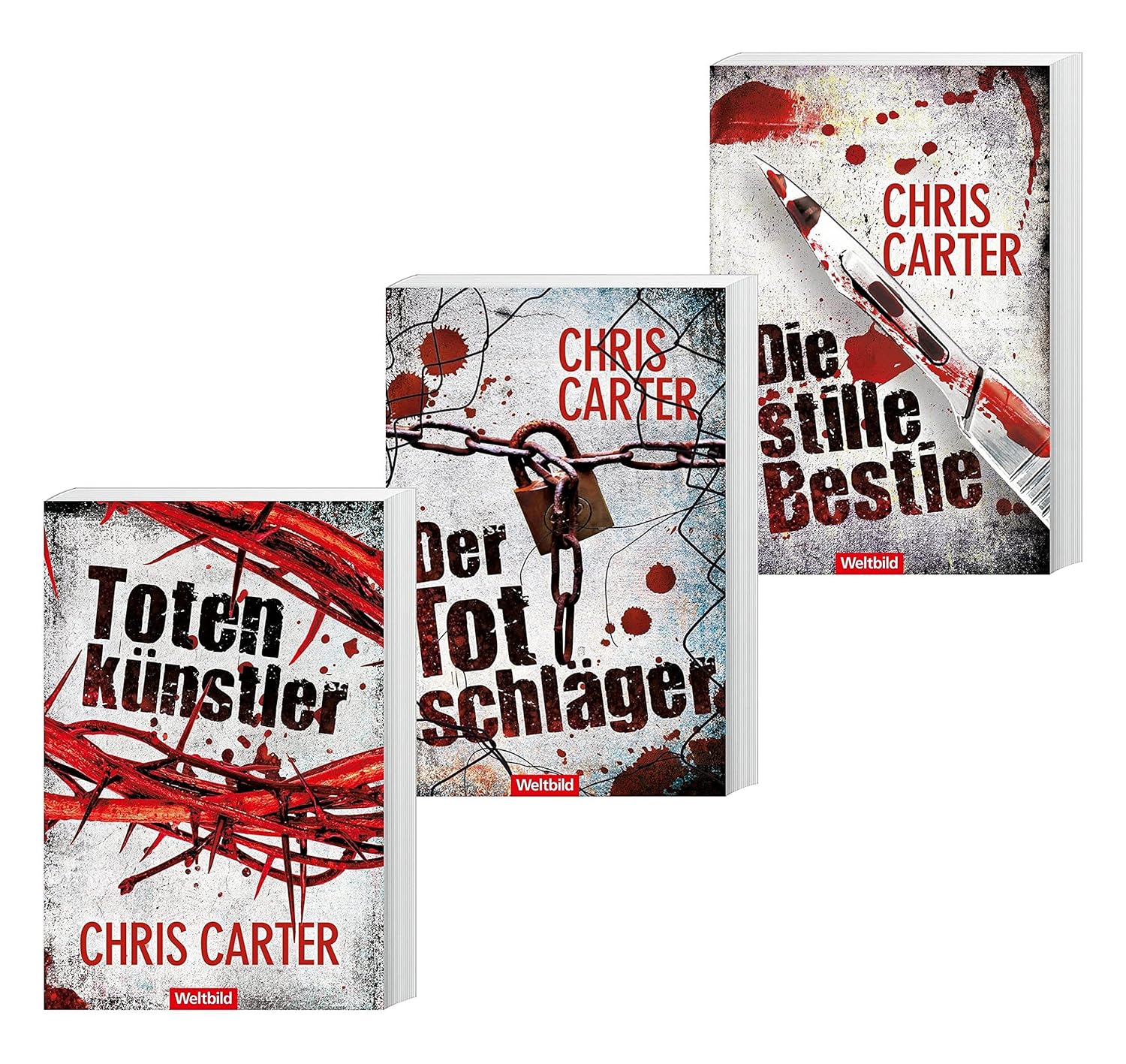 Die stille Bestie/Totenkünstler/Der Totschläger(Band 4-6 der Robert ...